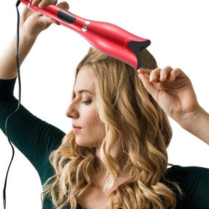 Máy Làm Xoăn Tóc Tự Động Bằng Gốm Sứ Giữ Nếp Lâu Tích Hợp Ion Sử Dụng Được Cho Tóc Khô Và Tóc Ướt Có Thể Điều Chỉnh Nhiệt Độ