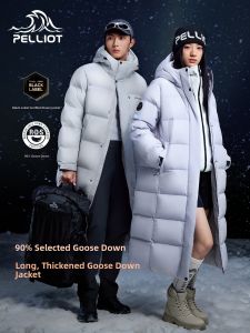 PELLIOT | Warm 700 FP Goose Down Jacket Winter New Long Style