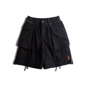 AOGZ | AOGZ Outdoor Workwear Shorts Mens Womens Summer Trendy Brand Mountain Series Detachable Pocket Couples Straight Five-Quarter Pants