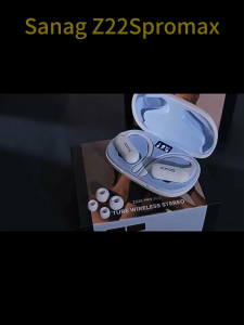 SANAG หูฟังเอียบัดไร้สายกีฬา Z22spromax น้ำหนักเบา Comfort การออกแบบตะขอเกี่ยวหูเวลาเล่นนานกันเหงื่อตัดเสียงรบกวนเสียง HiFi สำหรับวิ่งขี่จักรยานรองรับการทำงานร่วมกัน/Android/ios