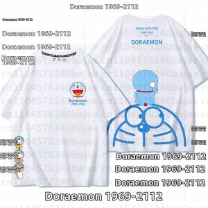 52TOYS | Áo Thun Ngắn Tay 100% Cotton Phiên Bản Giới Hạn Doremon Dành Cho Bé Trai Và Bé Gái Áo Thun Thông Thường Mùa Hè Dễ Thương Thoáng Khí Vừa Vặn Thoải Mái