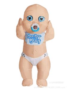 Halloween Performance Costume Adult Funny Cartoon Doll Dress up Prop Tyrannosaurus Rex Inflatable Clothes Dinosaur Outfit