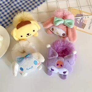 Ikat Karet Rambut Kuncir Chibi Scrunchie Jepang China Korea Karakter Sanrio Cinnamorol Purin Kuromi My MelodyWarna Warni Pelangi Elastis Bulu Halus Wanita Anak Reamaja Cewek Dewasa KARET BERBULU WARNA WARNI POLOS KUNCIRAN KOREA Jepang Thailand STYLE MURAH