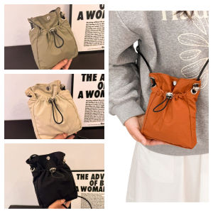 1× Nylon Crossbody Bag Soft Mini Phone Wallet Multifunctional Canvas Square Shoulder Bag Messenger Bag for Outdoor Hiking Travel