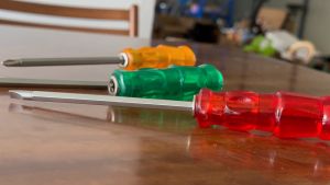 J.LD Obeng Bolak Balik Magnet 4inch Serbaguna Obeng 2 Way in 1