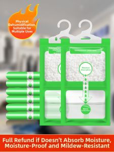 Hanging Humidity Absorber Bag Dehumidifier Dryer Mold Proof Clothing Cabinet Home Use Moisture Removal 824