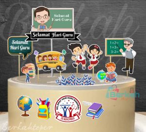hiasan kue ulang tahun/topper cake/happybirthday/topper kue NEW