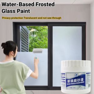Indoor Frosted Glass Spray Paint Water-Based Frosted Glass Paint Waterproof Blackout Sunscreen Household Portable