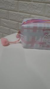 TAS KOSMETIK MOTIF KUCING / TEMPAT KOSMETIK / TEMPAT PENSIL / POUCH / TEMPAT MAKE UP MOTIF KUCING CAT MEONG