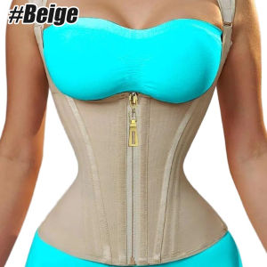 1PCS Áo Định Hình Eo Cho Nữ Kiểu Corset Có Khóa Kéo Dây Đeo Điều Chỉnh Hỗ Trợ Định Hình Cơ Thể