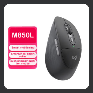 Logitech | Logitech Signature Comfort Plus M850L Wireless Bluetooth Mouse Silent Ergonomic Palm Rest SmartWheel Multi‑Device Office Mice Fo