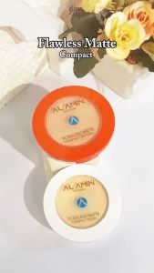 Bedak Padat Compact Flawless Matte Foundation Sunscreen Glowing BPOM Aman Alamin Skincare