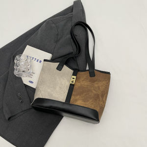 กระเป๋าถือทรงโตที่มีความจุขนาดใหญ่สำหรับผู้หญิง กระเป๋าสะพายไหล่แบบถือสำหรับเด็กนักเรียน กระเป๋าเดินทางแบบลำลองที่ใช้งานได้หลากหลาย