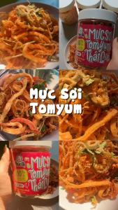 [COMBO 3] Mực Sợi Sốt Tomyum Phúc Vị 250g | Ăn Vặt Chua Cay Đúng Vị Thái | Không Chất Bảo Quản