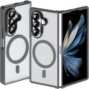 Applicable to Samsung ZFold8ultra folding mobile phone case matte skin-sensitive magnetic suction ZFlip7 all-inclusive anti-drop 6