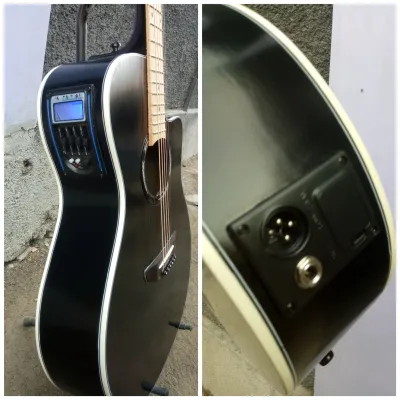 gitar akustik yamaha apx 500ii dobel run tanam besi