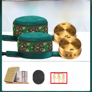 Portable Single Row Smokeless Copper Moxibustion Box Home Use Steam Pack Box Abdomen Pure Copper Can Moxa Tool Kit
