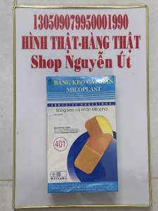 Băng keo cá nhân miloplast hộp 100 miếng
