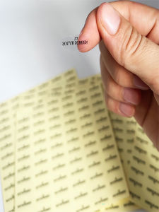 Factory Supply Custom Product LOGO Reverse Printing Content Clearly Sticker Self-adhesive Waterproof High Quality Labels For Glass Transparent Stickers