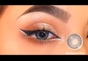 EyeShare 2 buah softlens BLACKSPOT seri soflen terlaris brown gray blue tanpa gelar 0.0 softlen Suitable warna lensa kontak for Riasan mata Dapat digunakan untuk cosplay Halloween diameter 14.2MM Lensa kontak sekali pakai tahunan