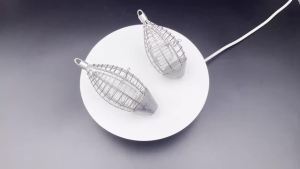 ShareShark | Lồng Mồi Câu Cá Bằng Thép Không Gỉ ShareShark Có Chì Chìm 30/40cm Dụng Cụ Câu Cá.