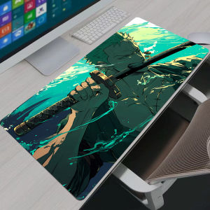 Bandai | One Piece Zoro Mouse Pads Notbook Gamer Large Keyboard Pad NonSlip Rubber Computer Carpet Desk Mat PC Gamer MousePad Youth Gifts
