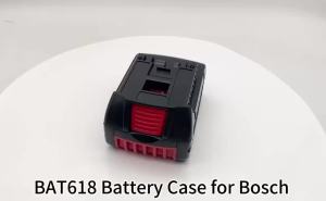 Vỏ Pin Lithium Ion BAT618 Vỏ Hộp Nhựa Có Mạch Bảo Vệ PCB Cho Pin Li-ion Bosch 18V 6Ah Tương Thích Với BAT609