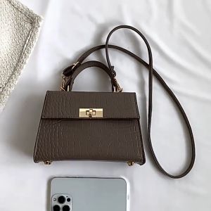 Top Handle Textured Crossbody Bag