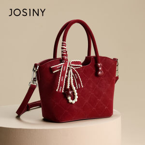 Josiny | Retro Diamond Pattern Fashion Large Capacity Handbag