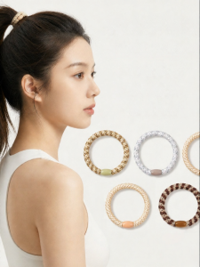 Dải Đeo Tóc Không Trượt Không Để Lại Vết Dây Cao Su