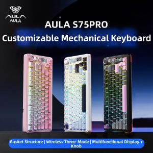 AULA | Customizable Tri-Mode Keyboard 75 Layout