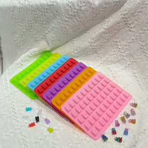 50 Grids Gummy Bear Molder Silicone Mold Chocolate Candy Making Mould DIY Ice Cube Tray Baking Tool
