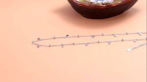 925 Sterling Silve Choker Necklaces for Women Geometric Irregular Round Clavicle Chain Jewelry Accessories