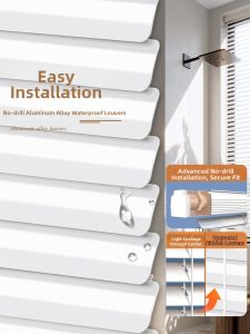 Gagaku | New Easy-Install Sun-Shade Light-Blocking Adjustable Blind