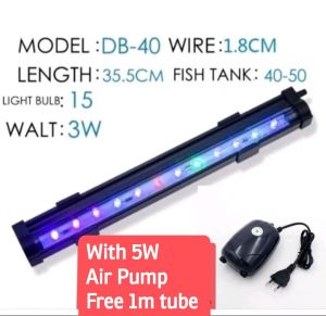 Underwater Fish Tank Air Curtain Bubble Light Color Changing LED Energy Saving LED lights