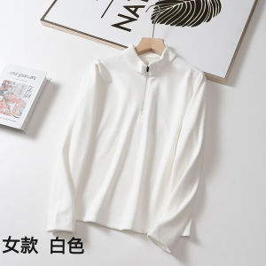 Fall Winter Couples Soft Cashmere Protein Brushed Half Zipped Stand Collar Pullover Comfortable Plaid Slim-Fitting Sweater