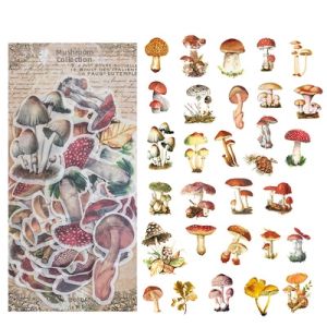 Retro Botanical Floral Stickers Pack