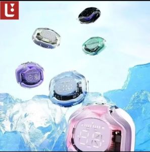 L-28 Hansfree Headset Bluetooth TWS Macaron LED Transparan