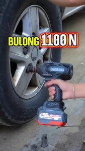 Máy Siết Bulong Workfix WF-IW1100N Lực siết 1100N Vặn ốc lớn Ô tô tải KHÔNG CHỔI THAN Bền Bỉ