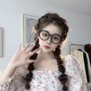 Rambut Palsu Wanita Kepang Ponytail Twist Gaya Hip Hop Highlight Korea Lucu Aksesoris Rambut AK291