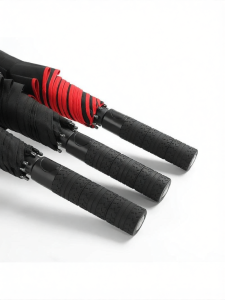 MOLORE | Red Bone Wheel Handle Golf and Rainy Sunny Use Umbrella