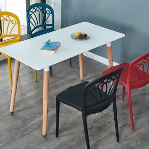 Modern Nordic Style Solid Wood Eames Dining Chair