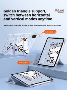 YOUSIDUN | Vỏ Bảo Vệ Gập Đầy Đủ với Khe Chứa Bút cho Pad8pro