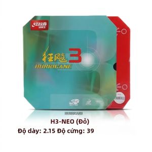 DHS | Cao Su Bóng Bàn DHS Hurricane 3 Neo Mút Trong Dành Cho Vợt Bóng Bàn Giúp Nâng Cao Hiệu Suất