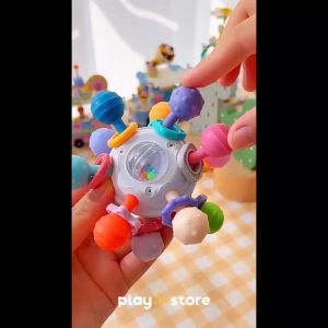 Baby Teething Toys for 0-6 Months Montessori Toys for Babies 6-12 Months Baby Rattles Travel Toys for 1 Year 0ld