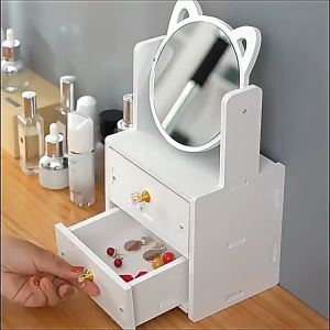 กล่องใส่ 2 ขนาด ชั้นวาง สารพัด ลิ้นชัก แบบมีลิ้นชัก