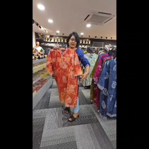 Madanikas Women’s Handmade Batik Kurti – Pure Cotton Traditional Design MC Series