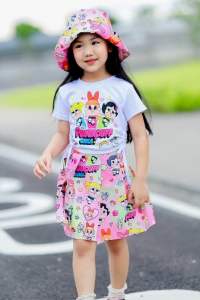 เซ็ตกระโปรง 3 ชิ้น เสื้อผ้าเด็กน่ารัก ชุดเด็กผู้หญิง แฟชั่นเด็ก