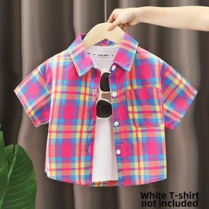 Tagkita | Plaid Short Sleeve Shirt for Boys