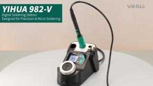 Bộ Dụng Cụ Hàn Vi Mạch YIHUA Với Nhiệt Độ Điều Chỉnh Được Dành Cho Sửa Chữa IC Điện Thoại Màn Hình LCD Mỏ Hàn C245 C210
